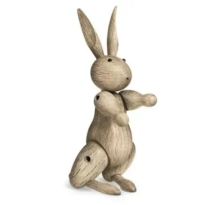 Kay Bojesen Kanin træfigur eg 16 cm