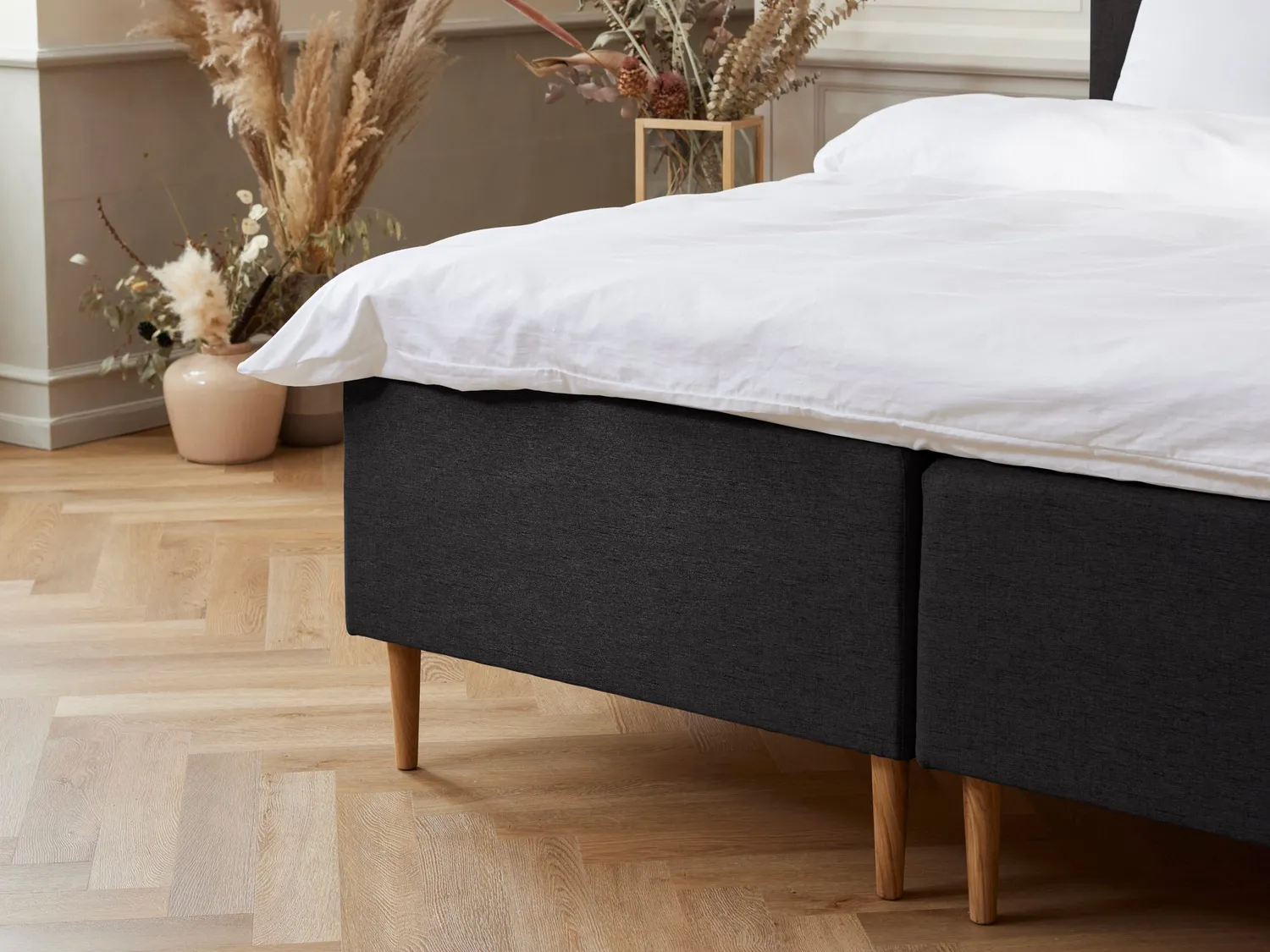 Sengefabrikken Luksus Stockholm boxmadras 180x200 sort
