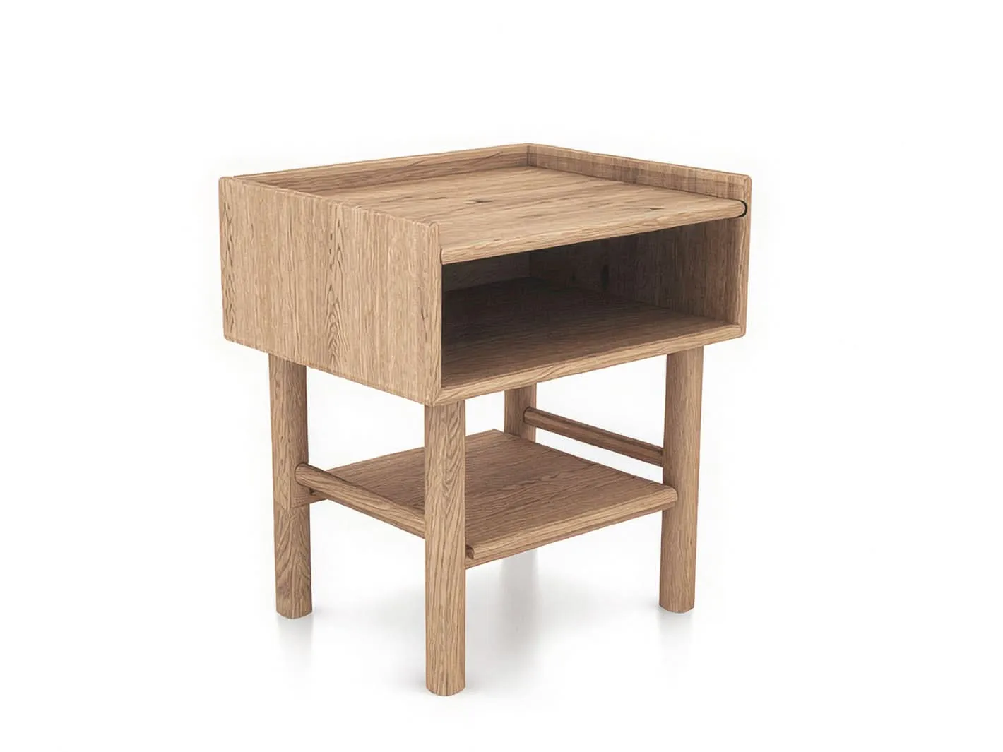 Nordic Design Lira sengebord bakke eg