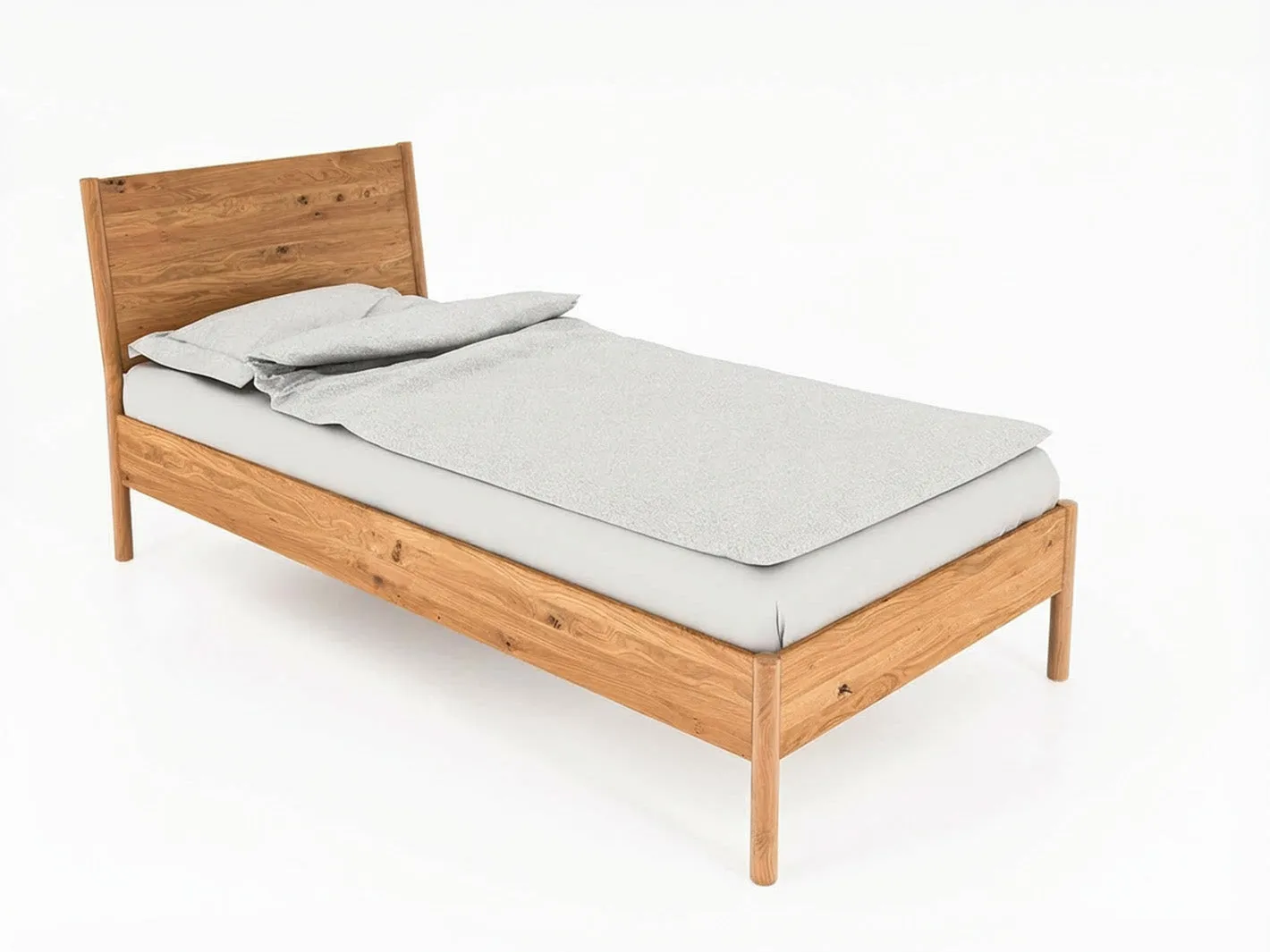 Nordic Design sengeramme 90x200 massiv eg med gavl