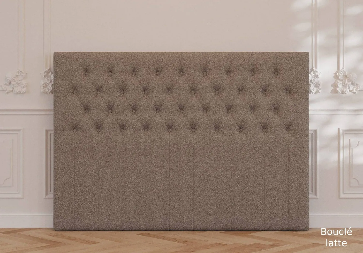 Ragna Flow Sengegavl 126 cm høj polstret