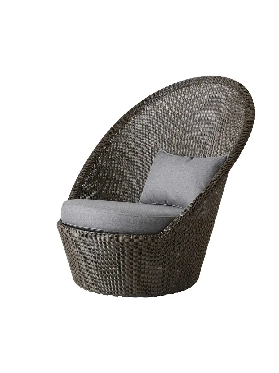 Cane-line Kingston solstol mocca med hjul