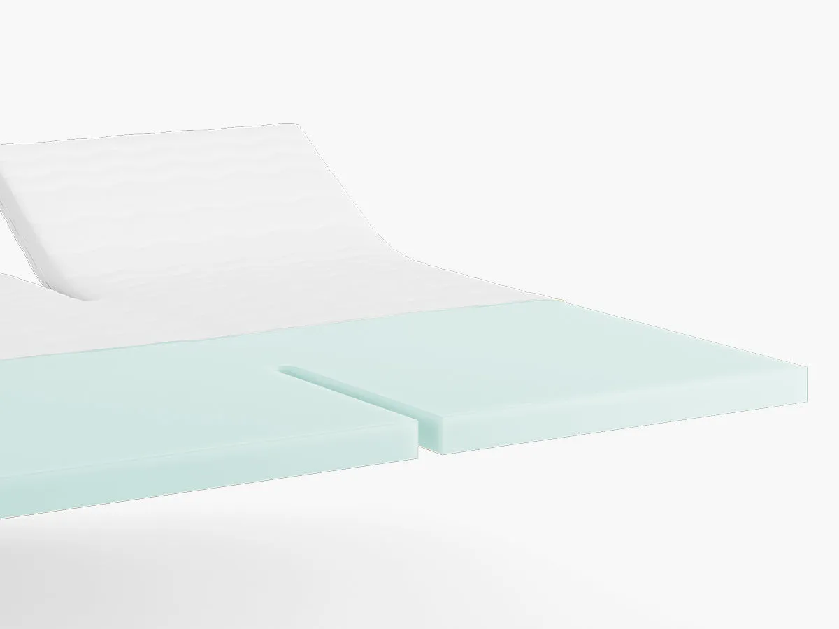 Sengefabrikken Komfort topmadras 60 mm memoryskum split