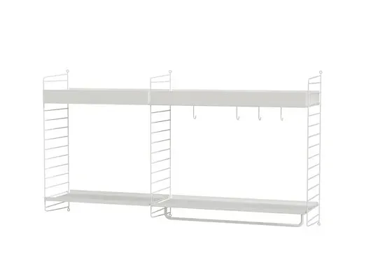 String System Kitchen Bundle A køkkenreol hvid