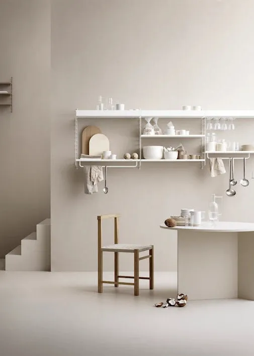 String System Kitchen Bundle A køkkenreol hvid