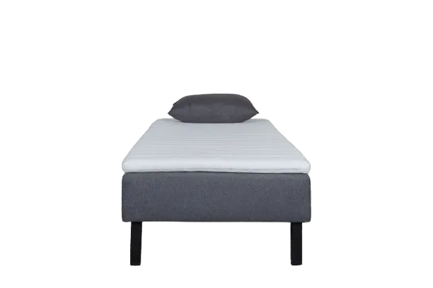 Trivilita T1 seng med pocket og topper 21 cm ben