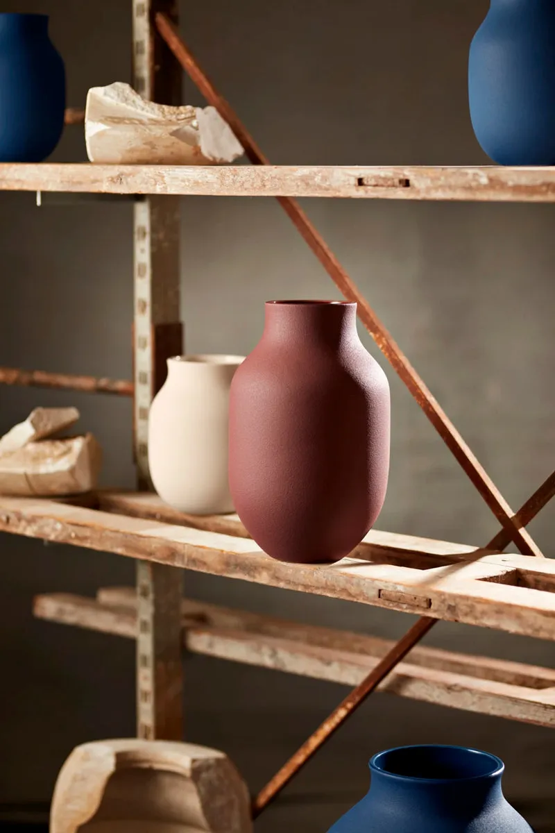 Kähler Studio Omaggio vase bordeaux keramik
