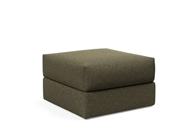 Ragna Puf 75x75 bouclé grøn 535