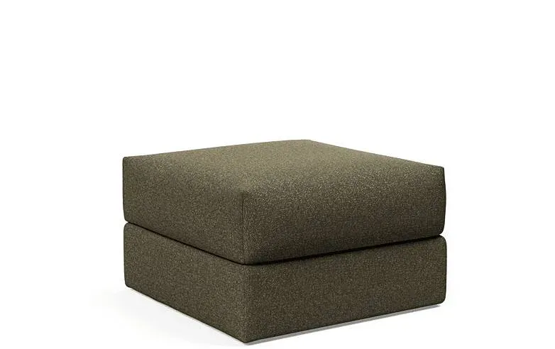 Ragna Puf 75x75 bouclé grøn 535