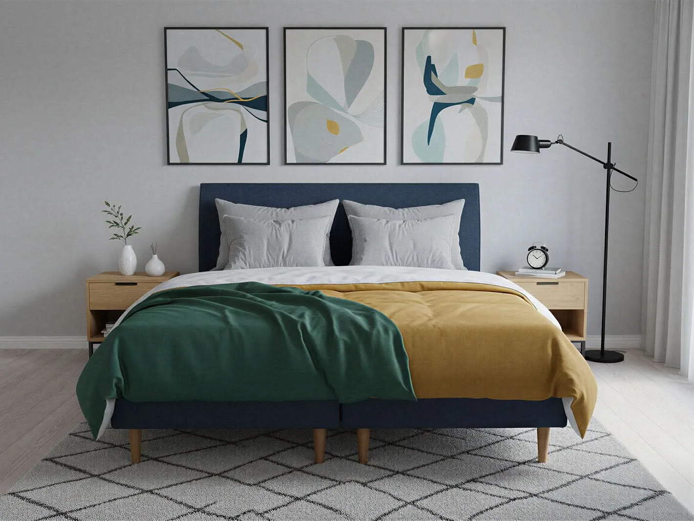 Sawana Springbox boxmadras pocket og bonellfjedre