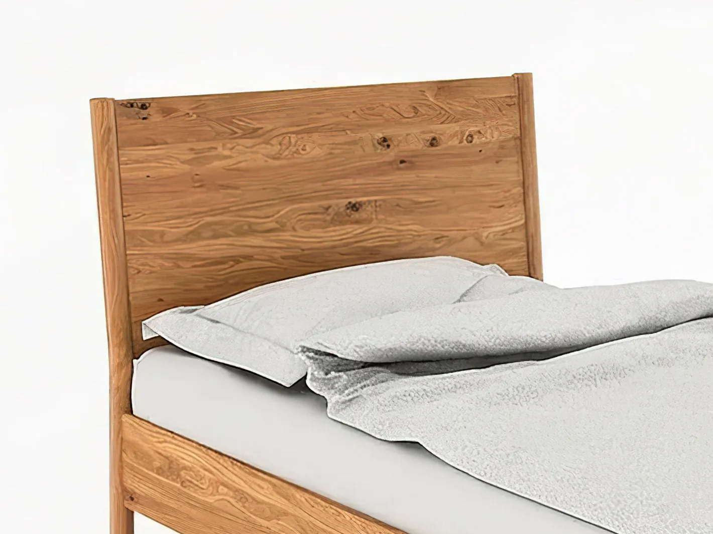 Nordic Design sengeramme 90x200 massiv eg med gavl