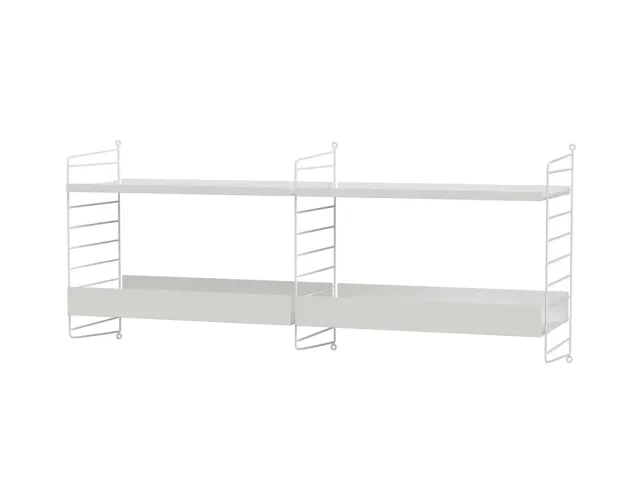 String Furniture String System Bundle B køkkenreol hvid