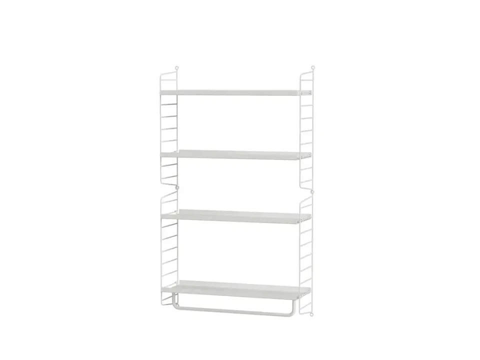String System Kitchen Bundle D køkkenreol hvid 120 cm