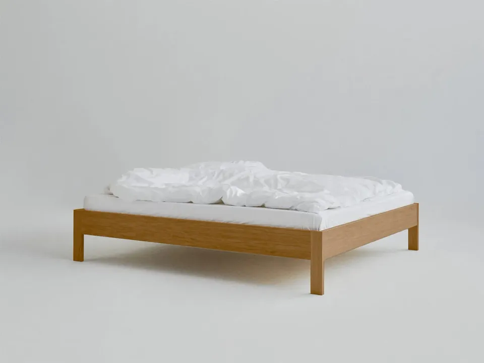 RYE Ejer sengeramme 200x200 cm olieret eg