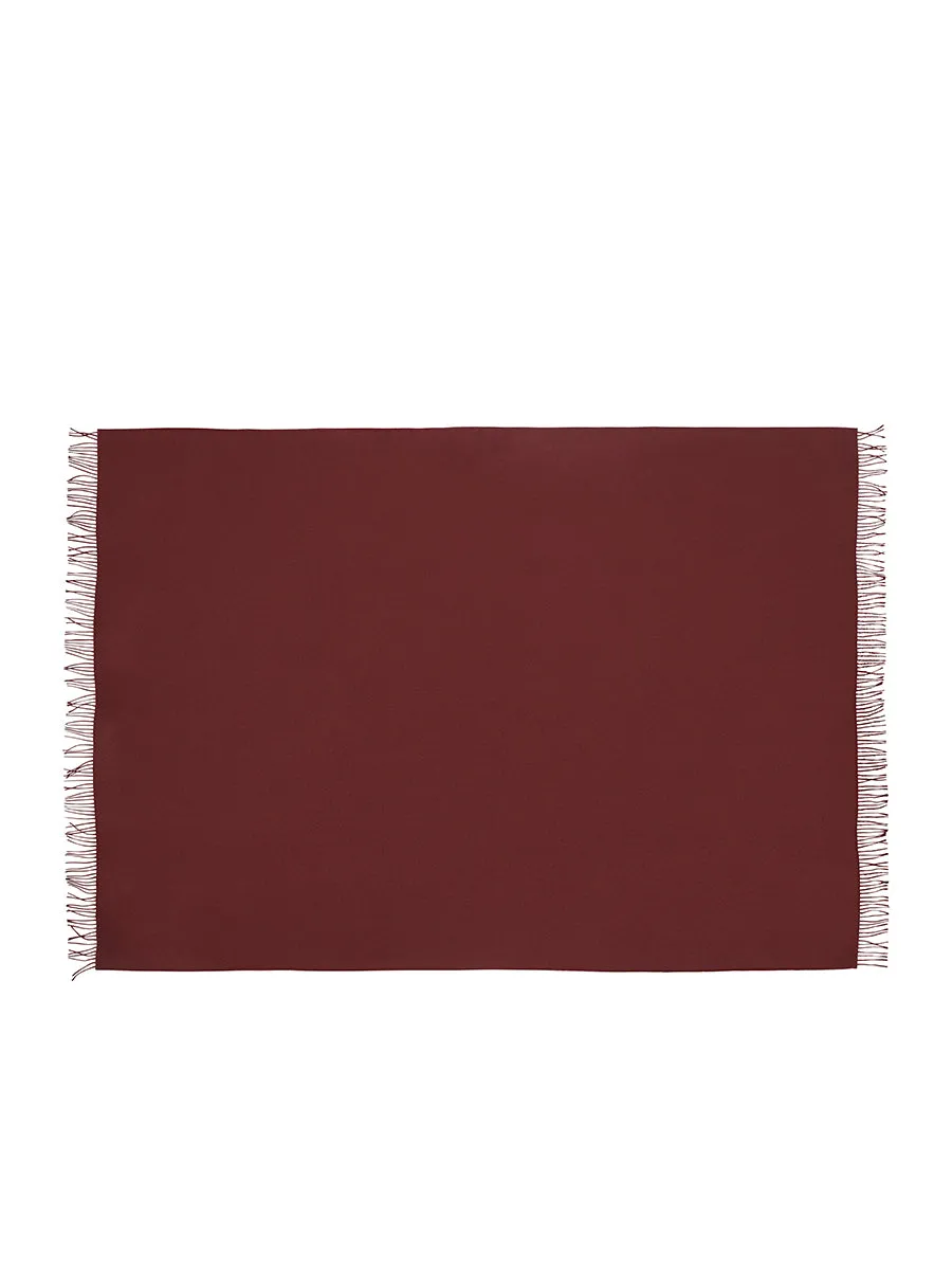Silkeborg Lima plaid 130x200 beetroot alpaka