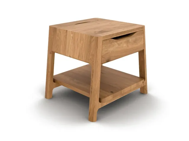 Sengekompagniet Nordic Design Light sengebord eg Pure med skuffe