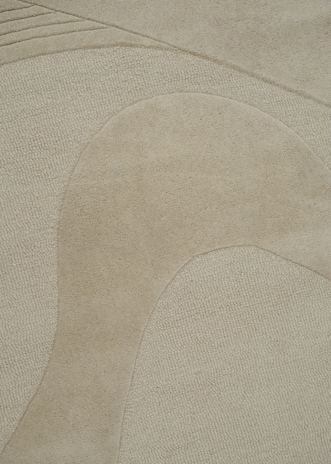 Linie Design Kindle Poetry gulvtæppe cream 250x300