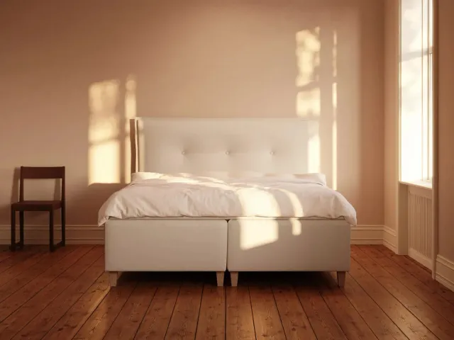 Ragna Freja boxseng 180x200 sand – luksus