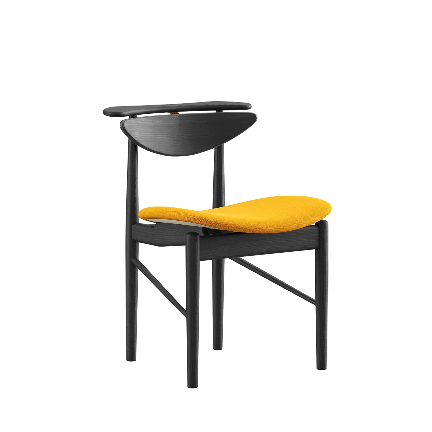 Finn Juhl Reading Chair FJ 5310 karmstol sort eg