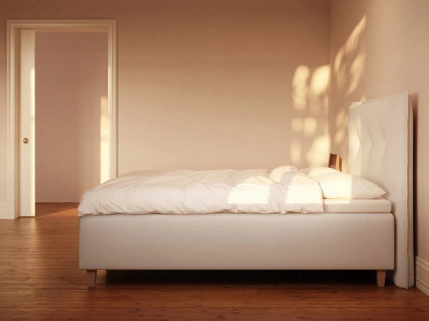 Ragna Freja 160x200 boxseng Sand luksus