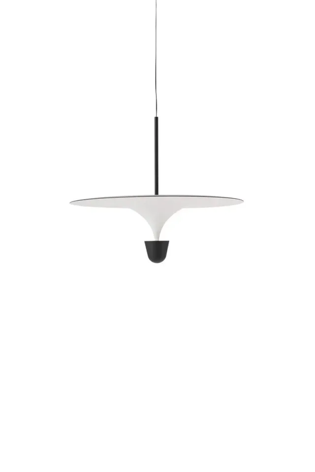 New Works Kantarell pendel Ø60 LED sort nikkel