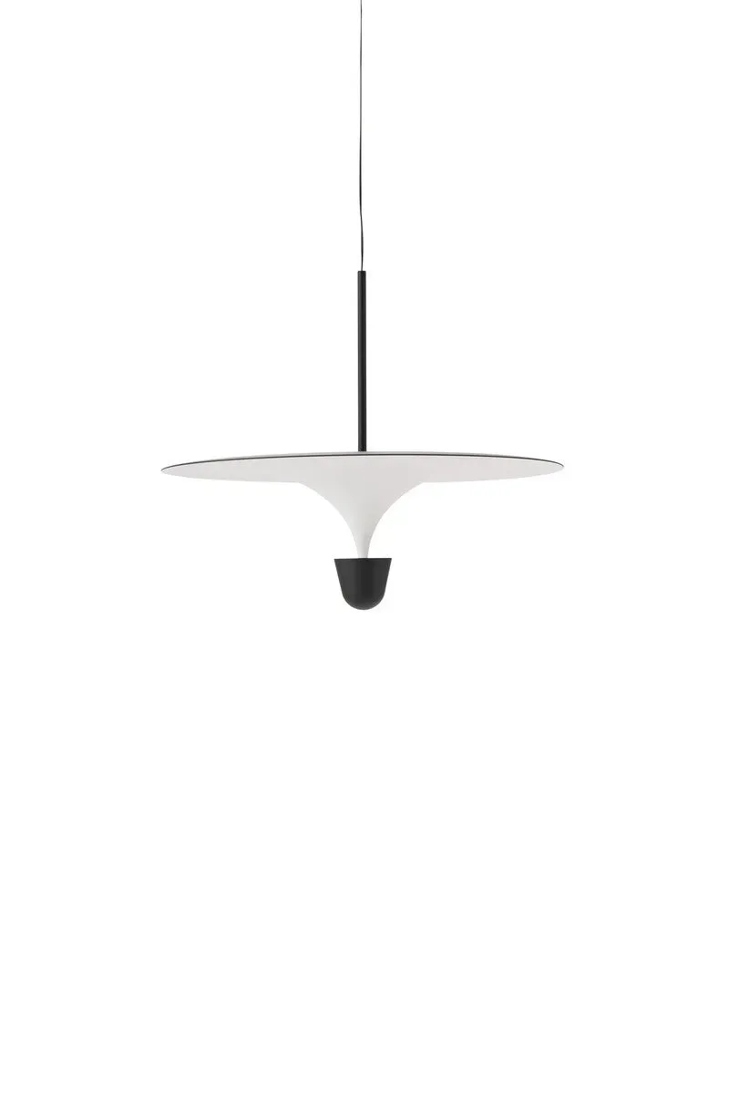 New Works Kantarell pendel Ø60 LED sort nikkel