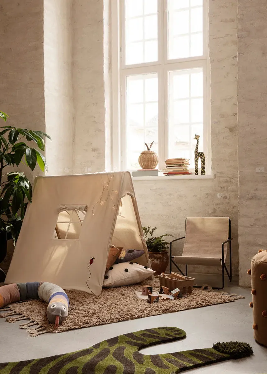 Ferm Living legetelt olive bomuld