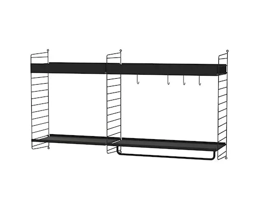 String System Kitchen Bundle A køkkenreol hvid