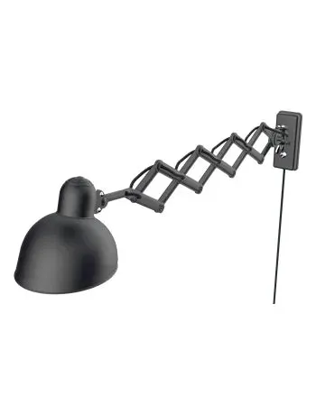 Fritz Hansen Kaiser Idell 6718-W sakselampe sort