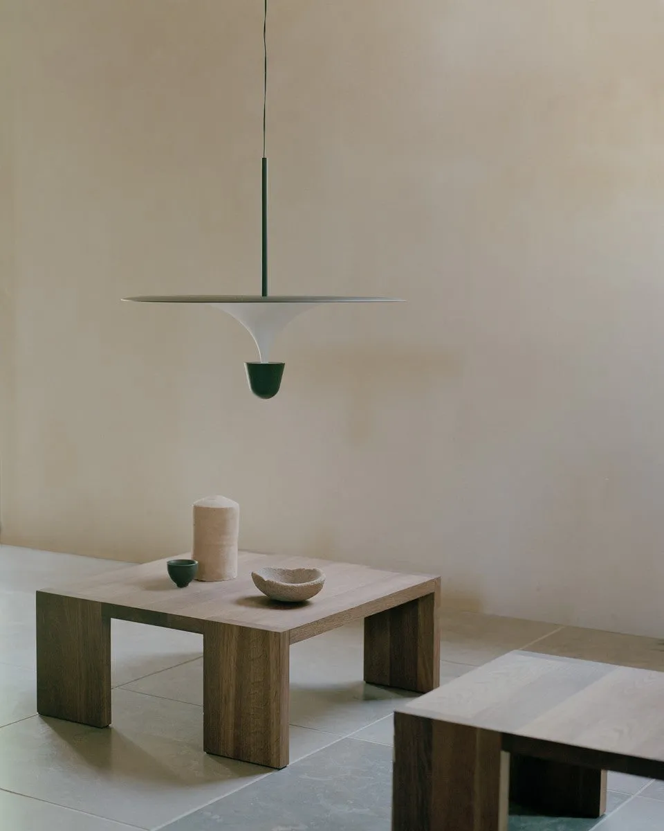 New Works Kantarell pendel Ø60 LED sort nikkel