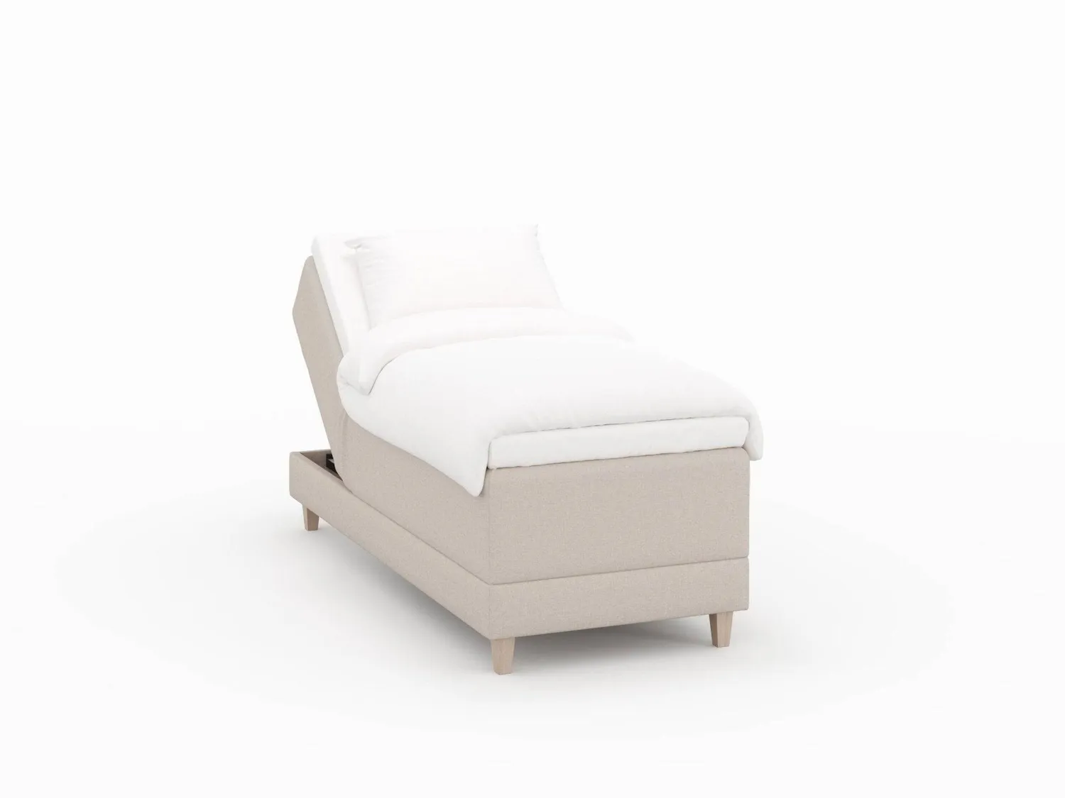 Ragna Aura 90x200 sand seng med pocketfjedre