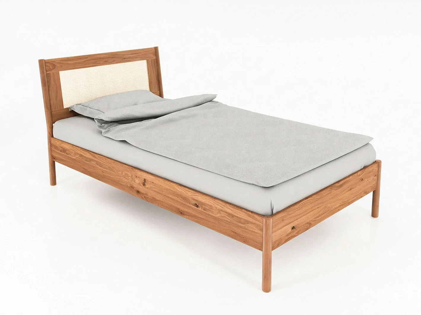 Nordic Design sengeramme 90x200 eg med fletgavl