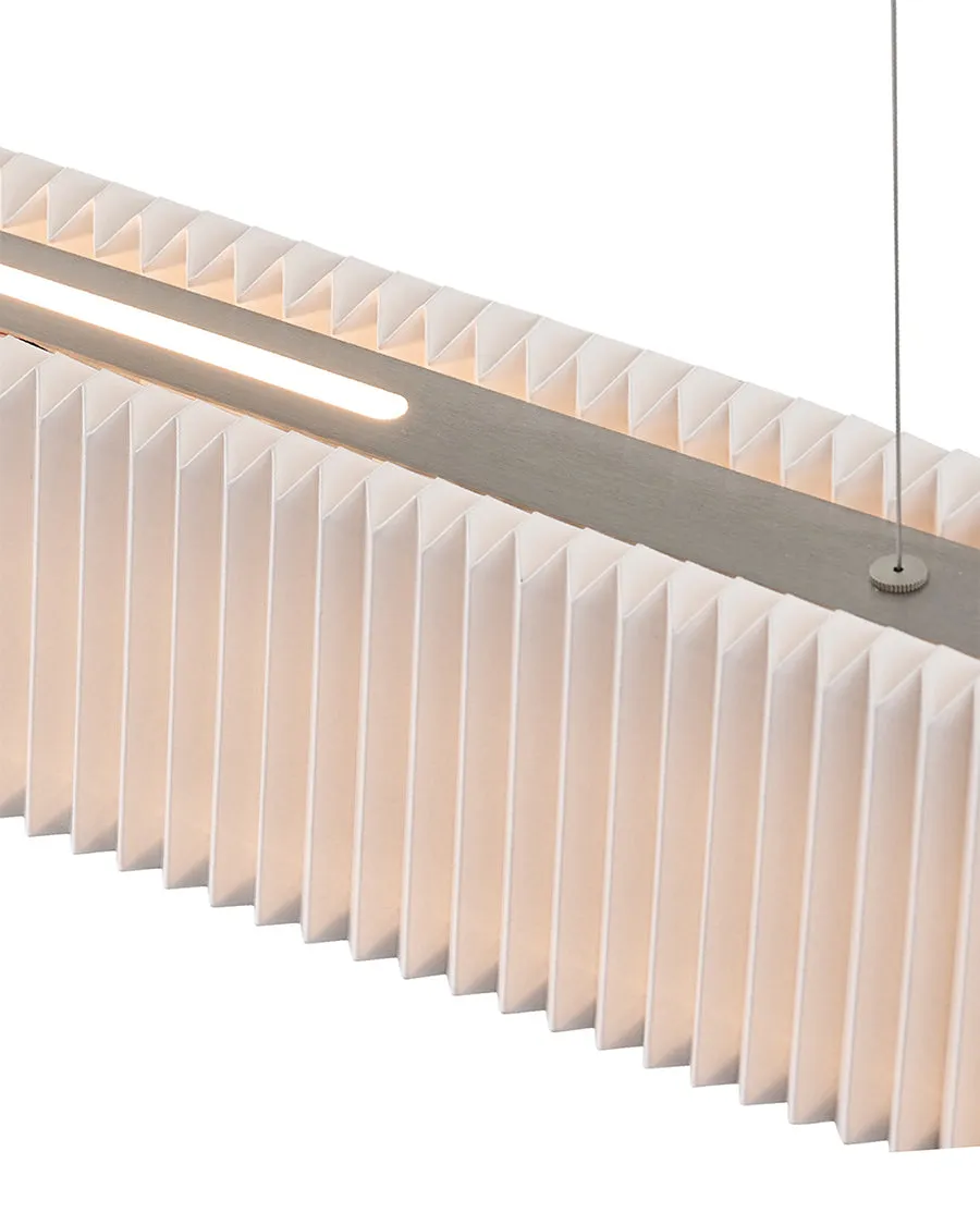 Le Klint Long Pleat pendel standard hvid 110 cm
