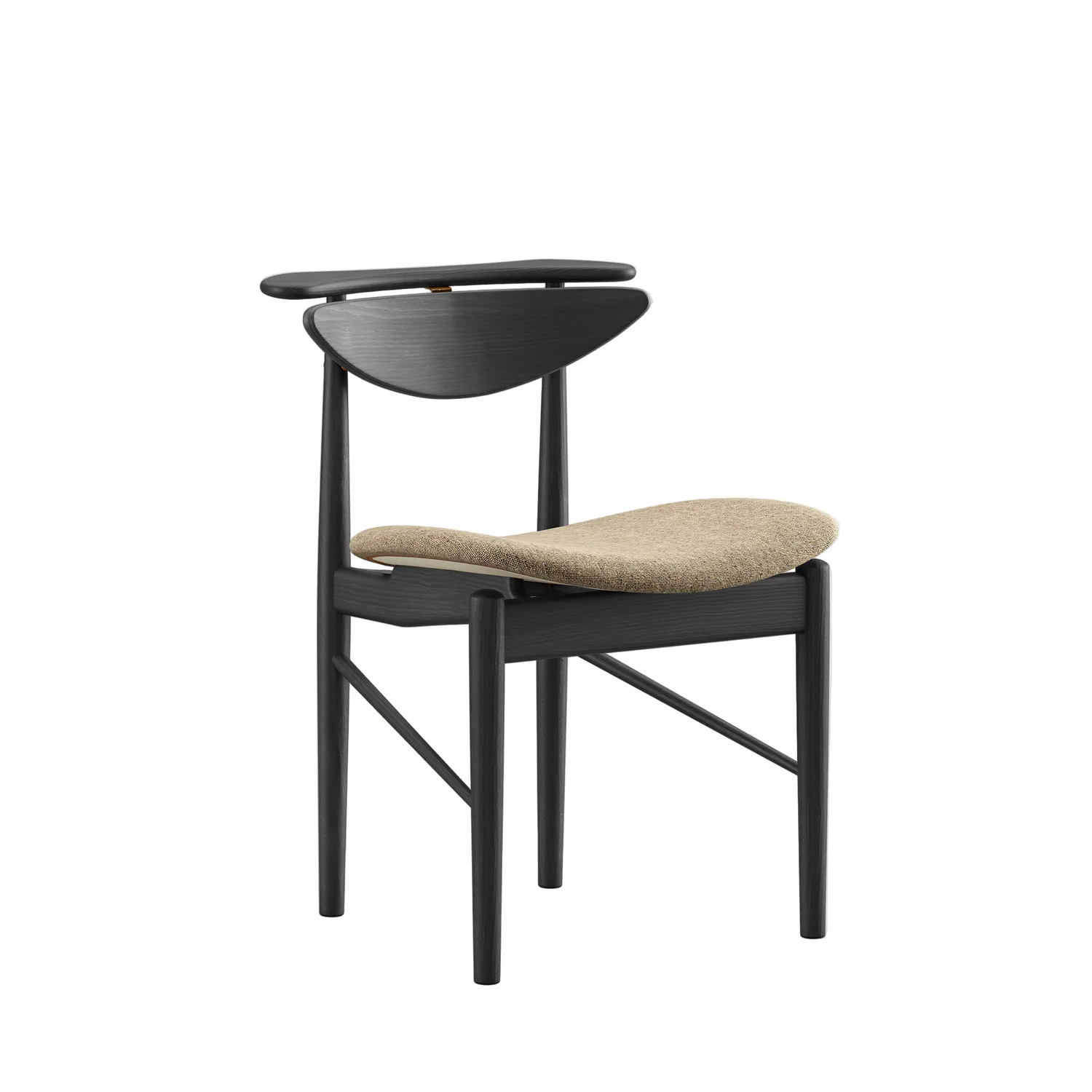 Finn Juhl Reading Chair FJ 5310 karmstol sort eg