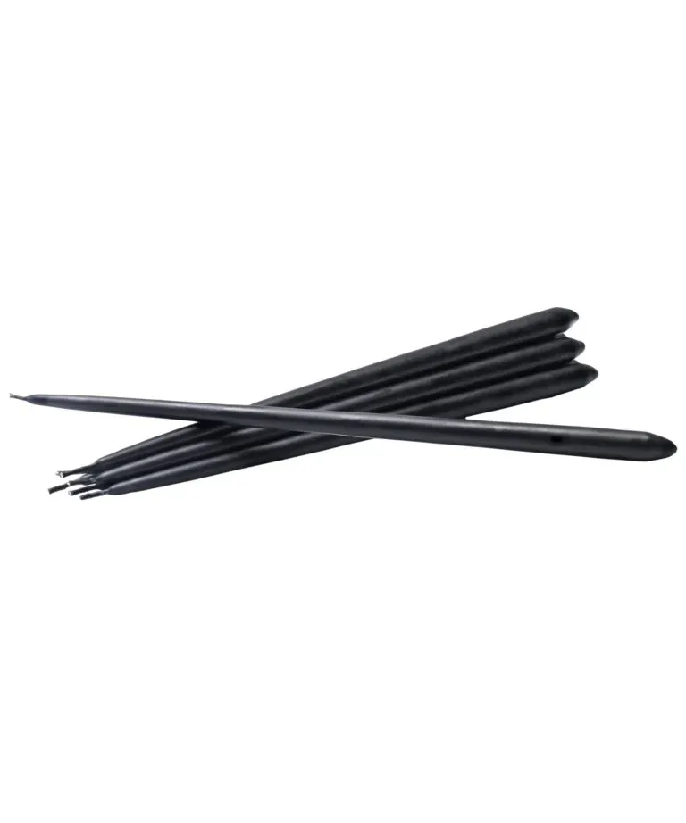 STOFF Nagel kertelys black 6 stk paraffin