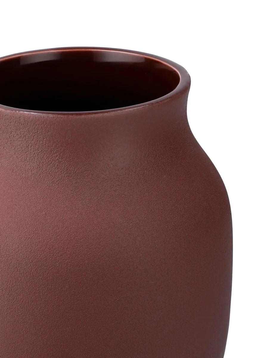 Kähler Studio Omaggio vase bordeaux keramik