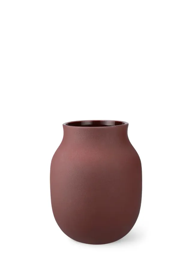 Kähler Studio Omaggio vase bordeaux keramik