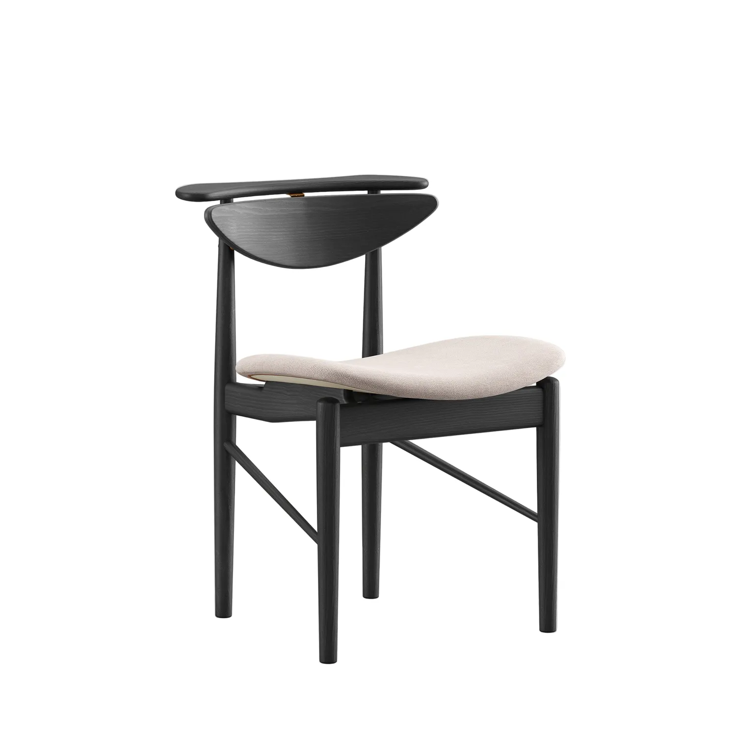 Finn Juhl Reading Chair FJ 5310 karmstol sort eg