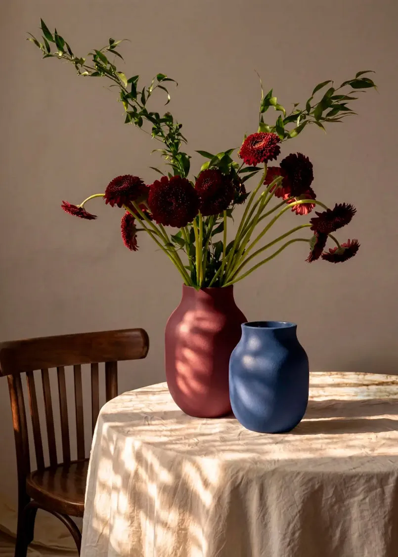 Kähler Studio Omaggio vase bordeaux keramik