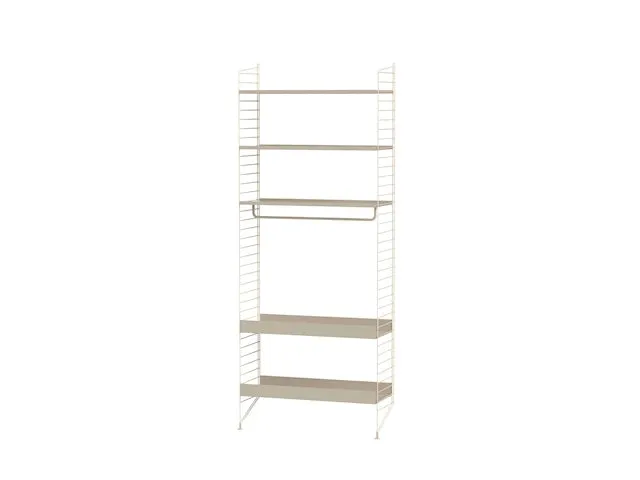 String System Kitchen Bundle G køkkenreol sort 80 cm