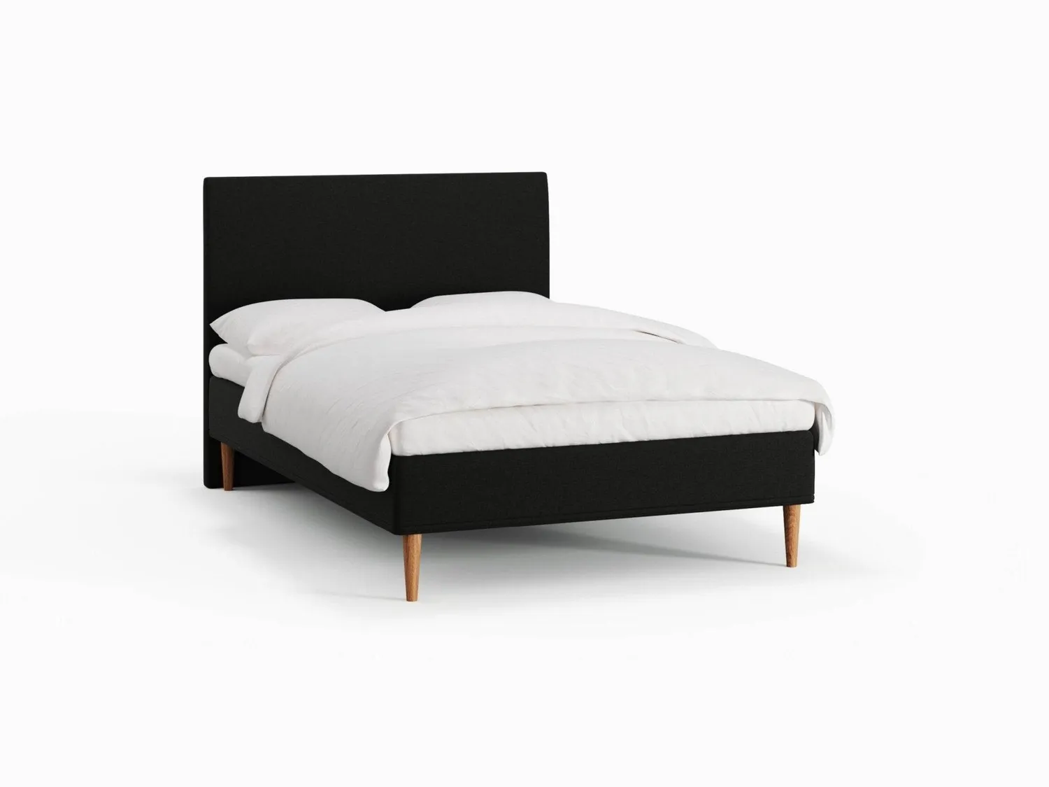 Ragna Saga 140x200 boxseng sort pocketfjedre