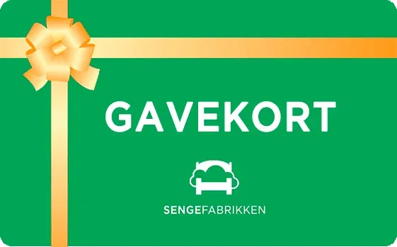 Sengefabrikken gavekort 500 kr digital kode