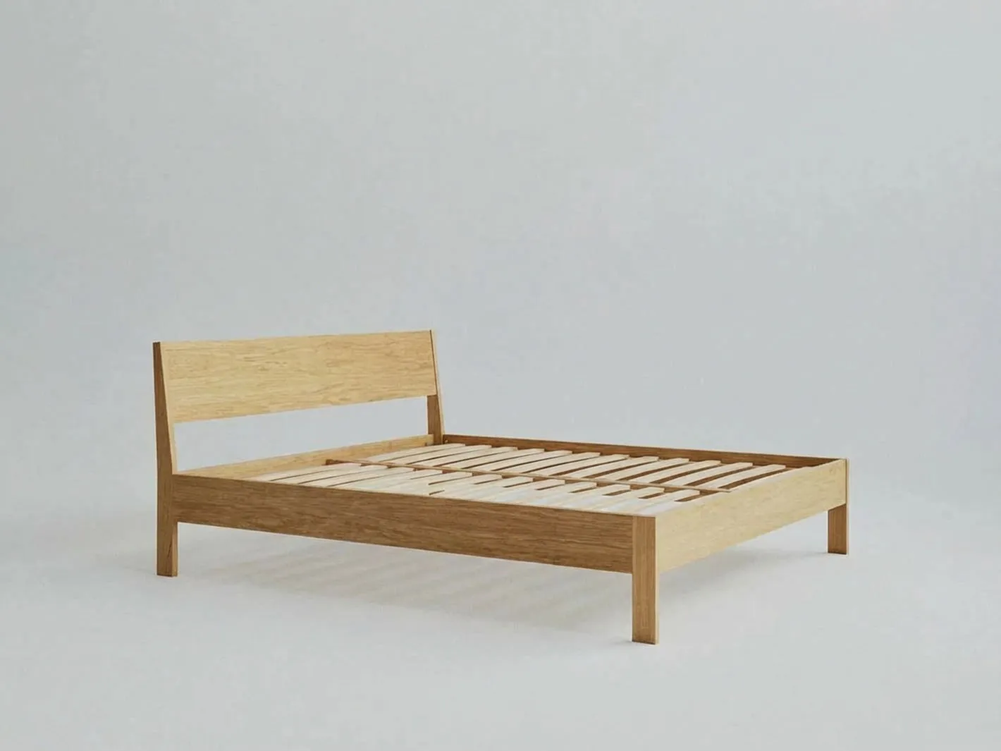 RYE Ejer sengeramme eg 200x200 cm med gavl