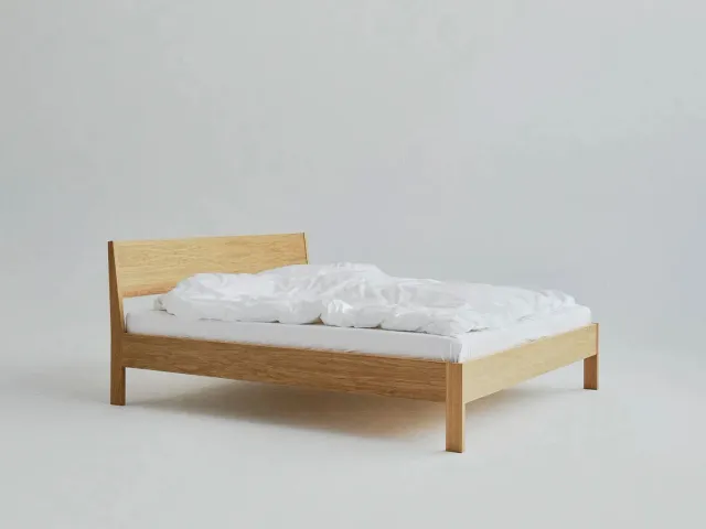 RYE Ejer sengeramme 160x200 olieret eg med gavl