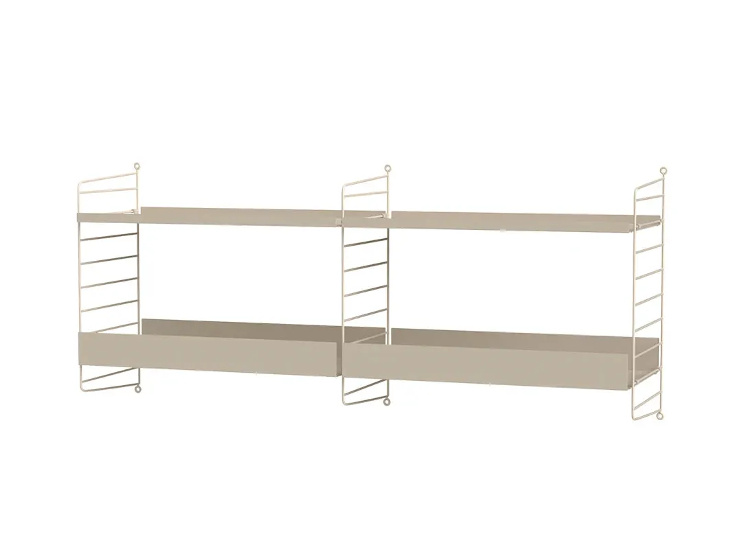 String Furniture String System Bundle B køkkenreol hvid