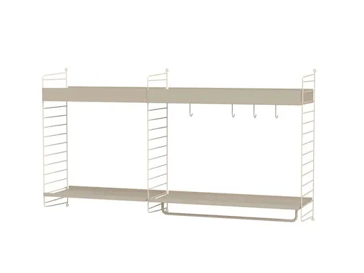 String System Kitchen Bundle A køkkenreol hvid
