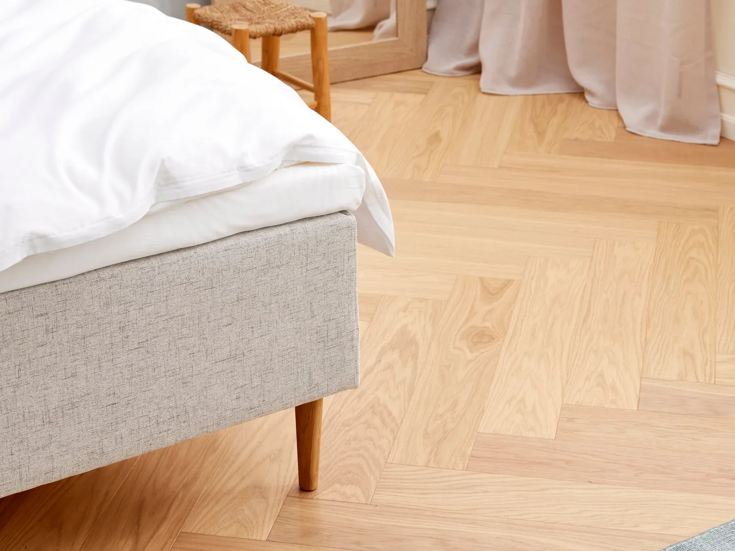 Fabrikkens Kølende boxmadras 80x200 sand fast kølende