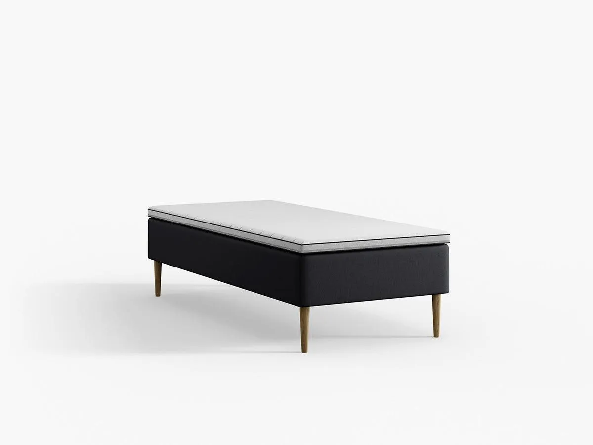 Sengefabrikken Nordkap boxmadras 90x190 sort fast