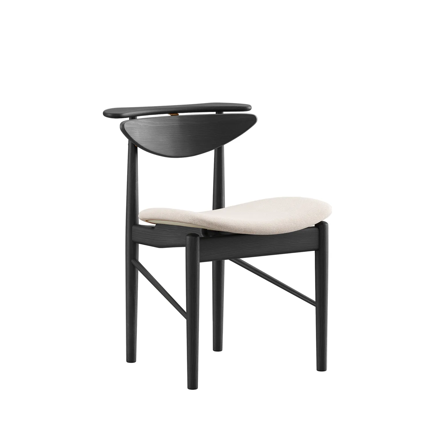 Finn Juhl Reading Chair FJ 5310 karmstol sort eg