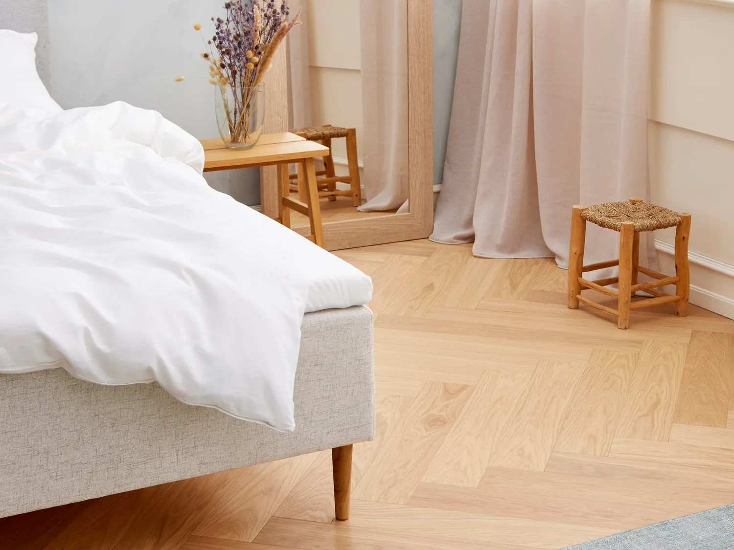 Fabrikkens Kølende boxmadras 105x210 sand memory